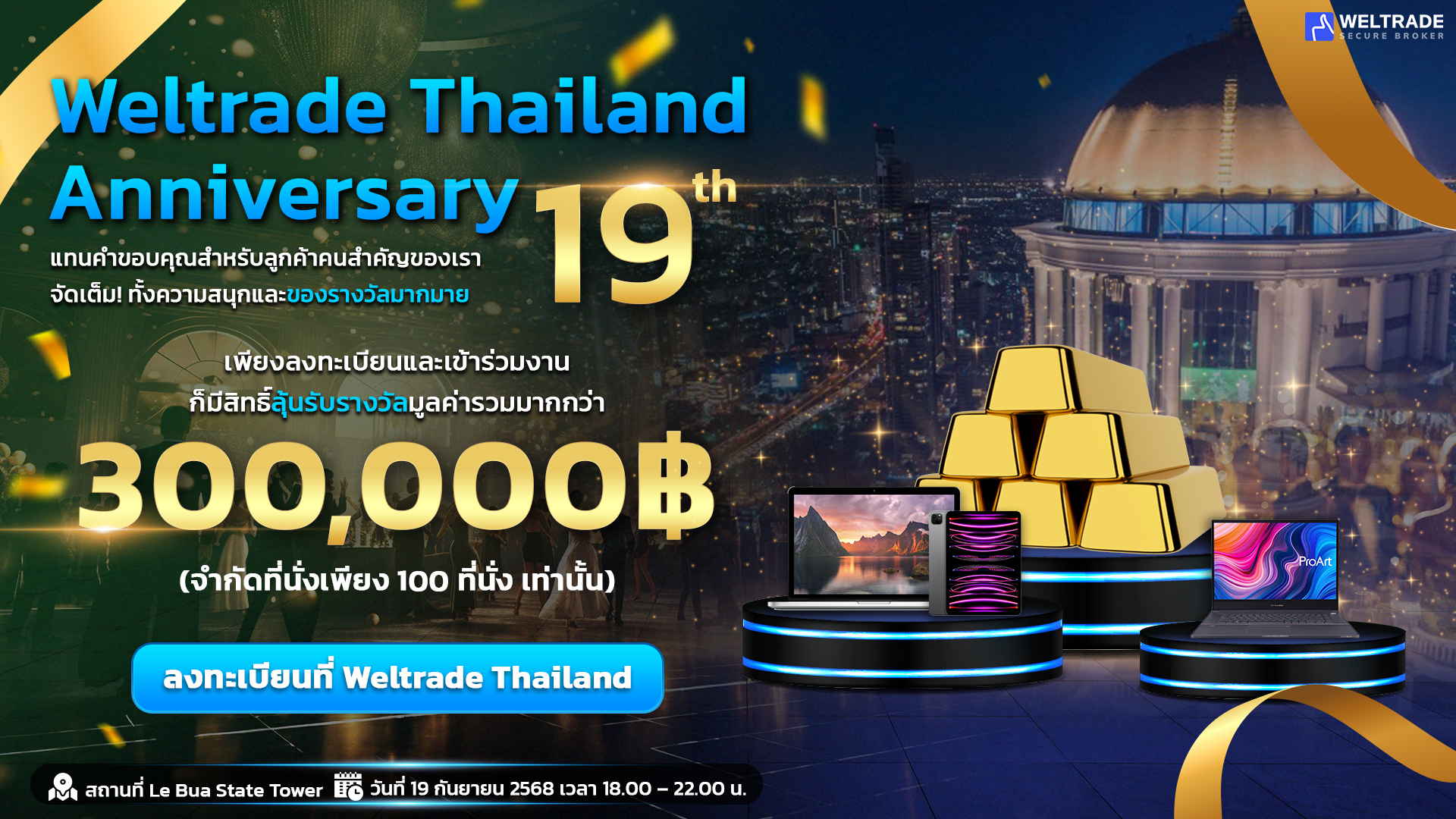 Weltrade 19th Anniversary